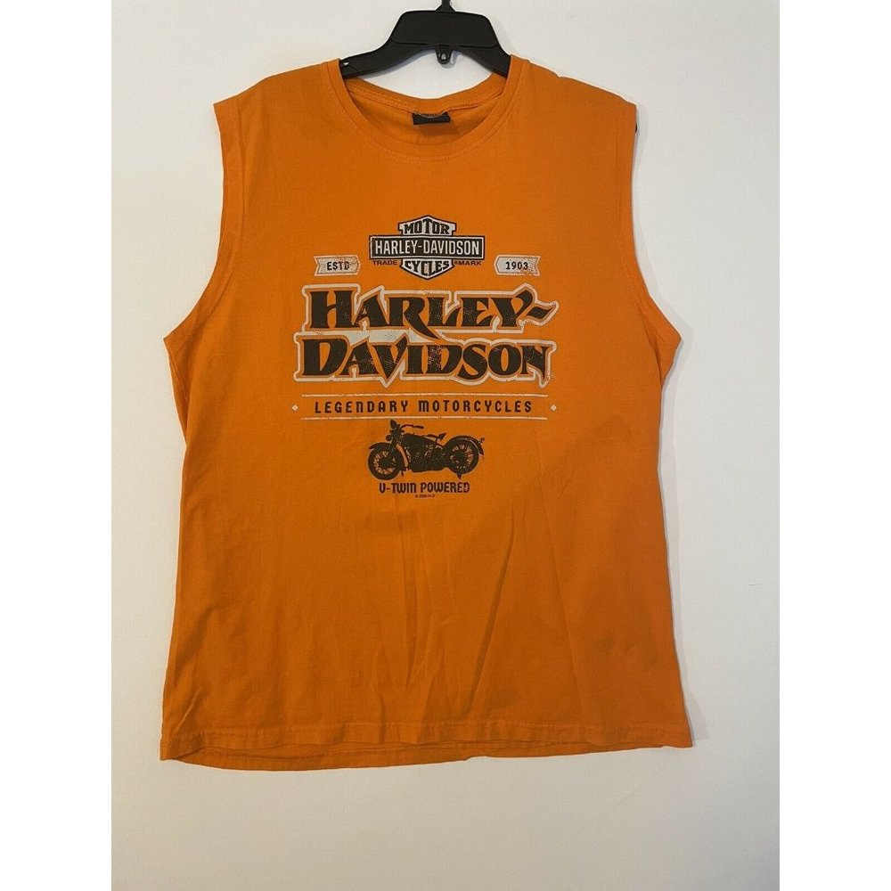 Harley Davidson Men Shirt Cut Off XL Louisville Kentucky Bluegrass Sleeveless